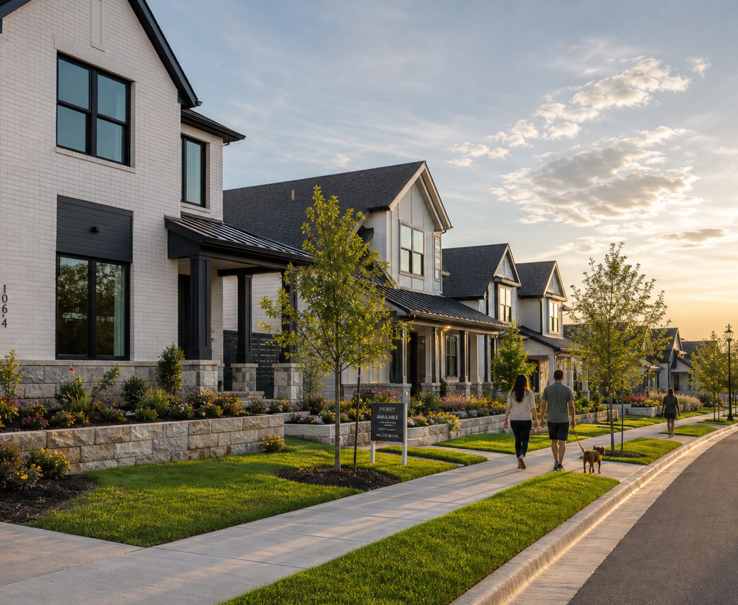 Austin Point Model Home Street